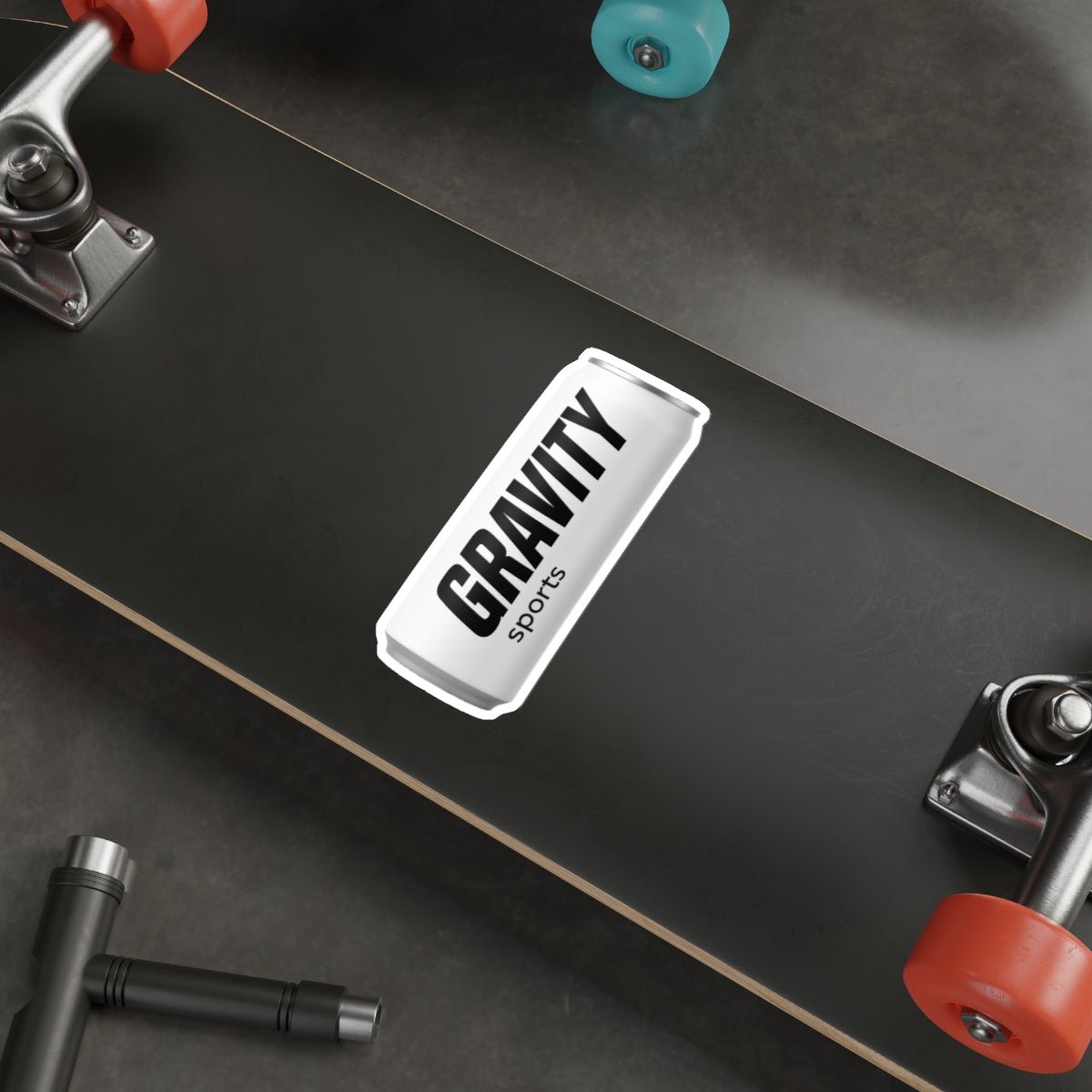 'GRAVITY sports' Can Logo Sticker - Gravity Sports