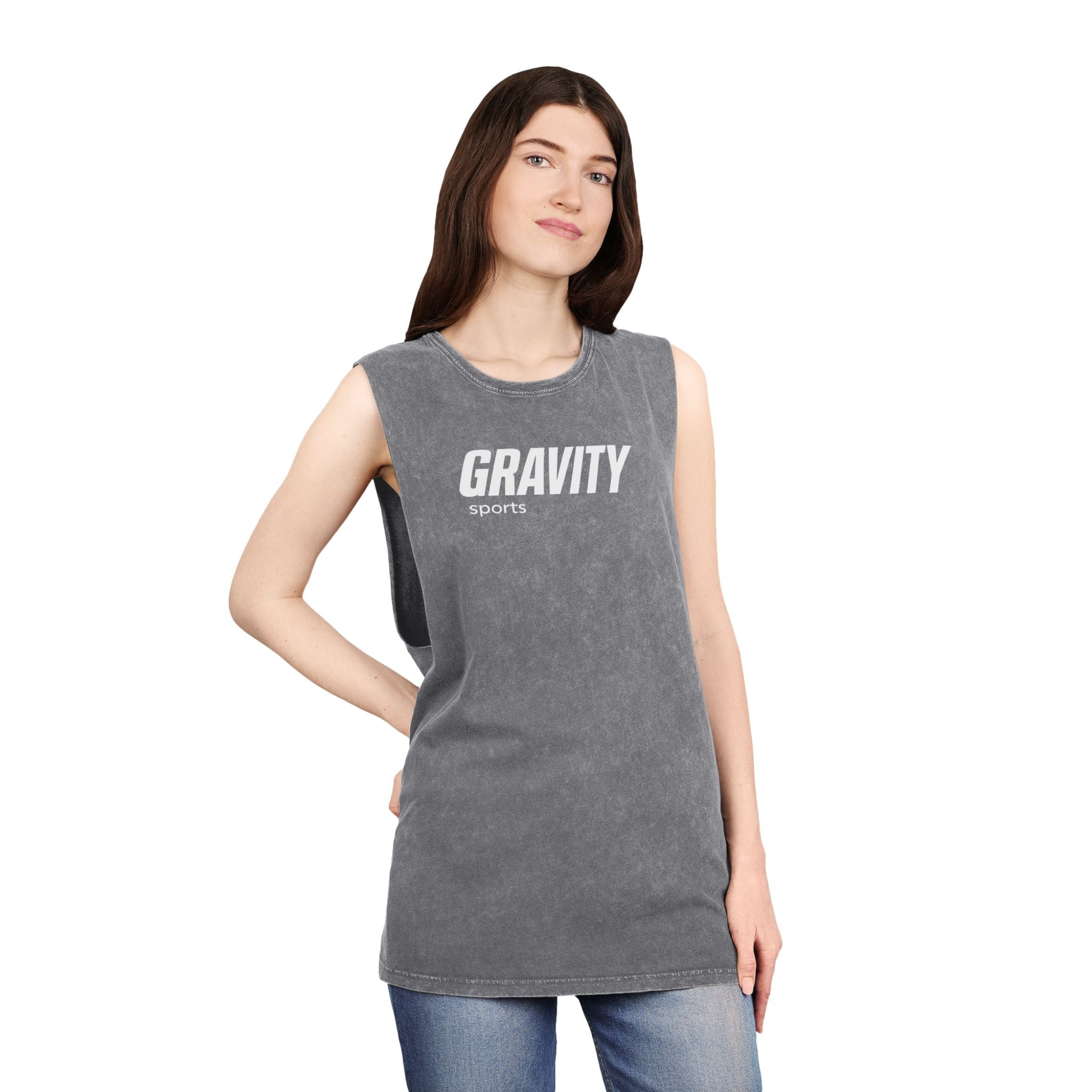 Proverbs 22:6 Stonewash Tank Top - Gravity Sports