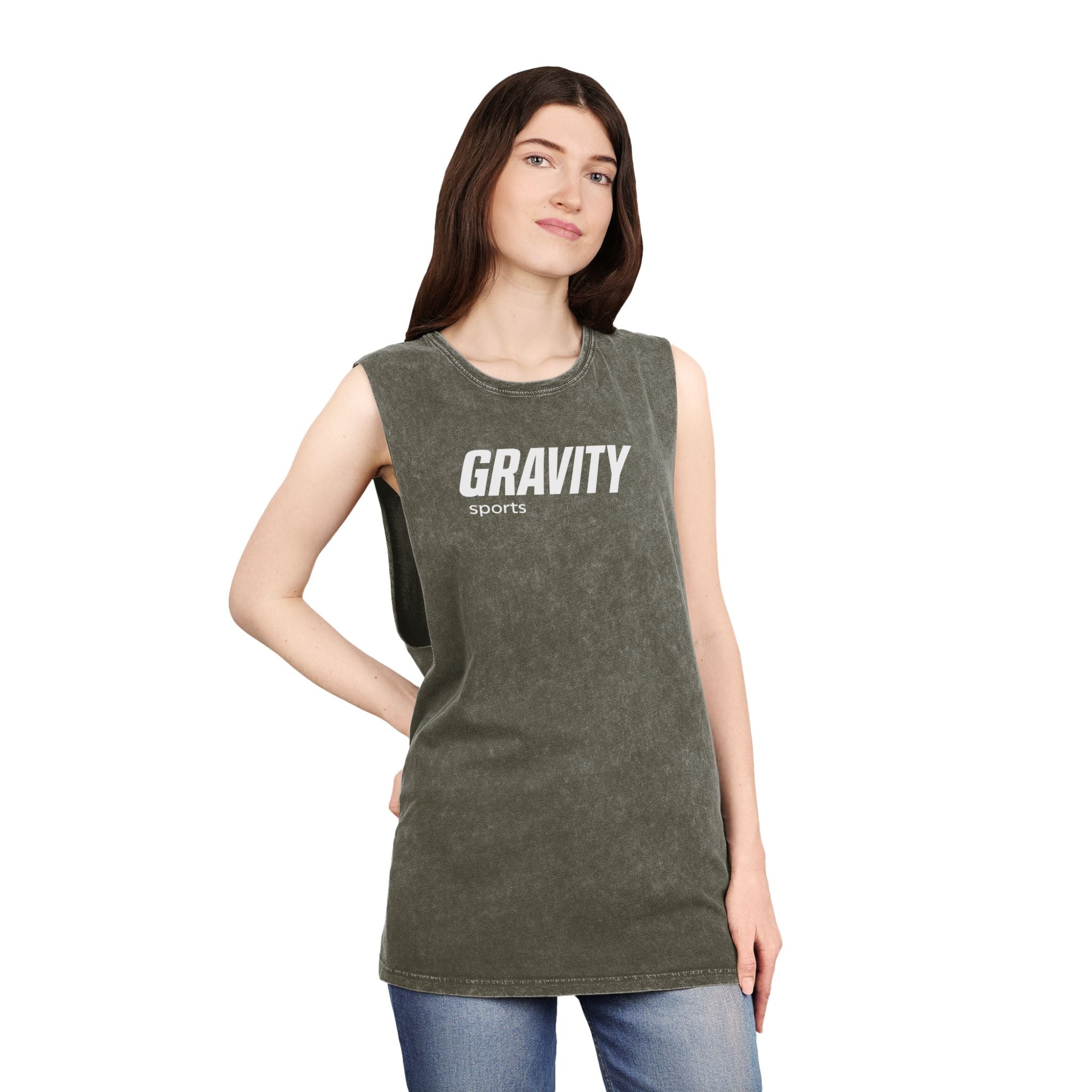 Proverbs 22:6 Stonewash Tank Top - Gravity Sports
