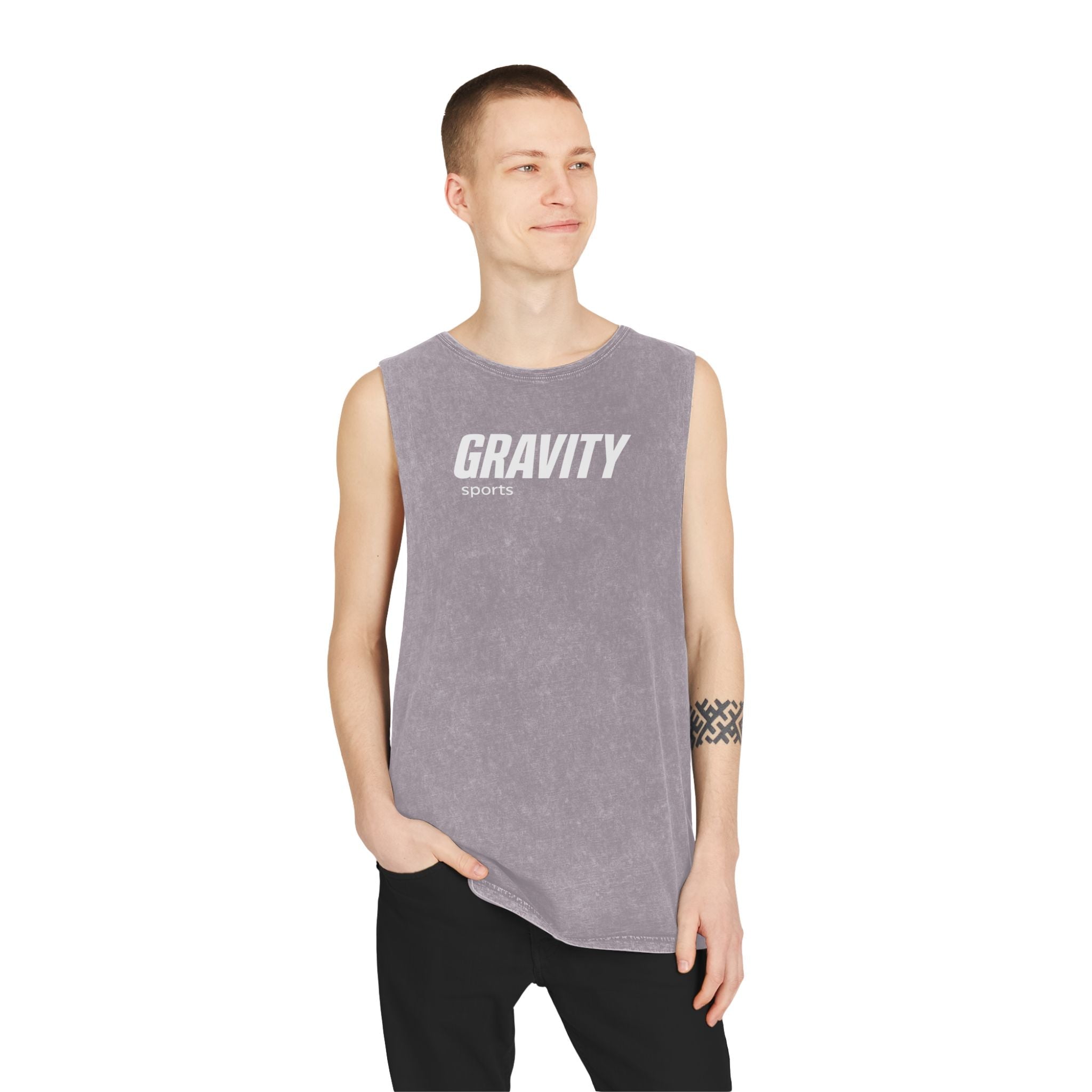 Proverbs 22:6 Stonewash Tank Top - Gravity Sports
