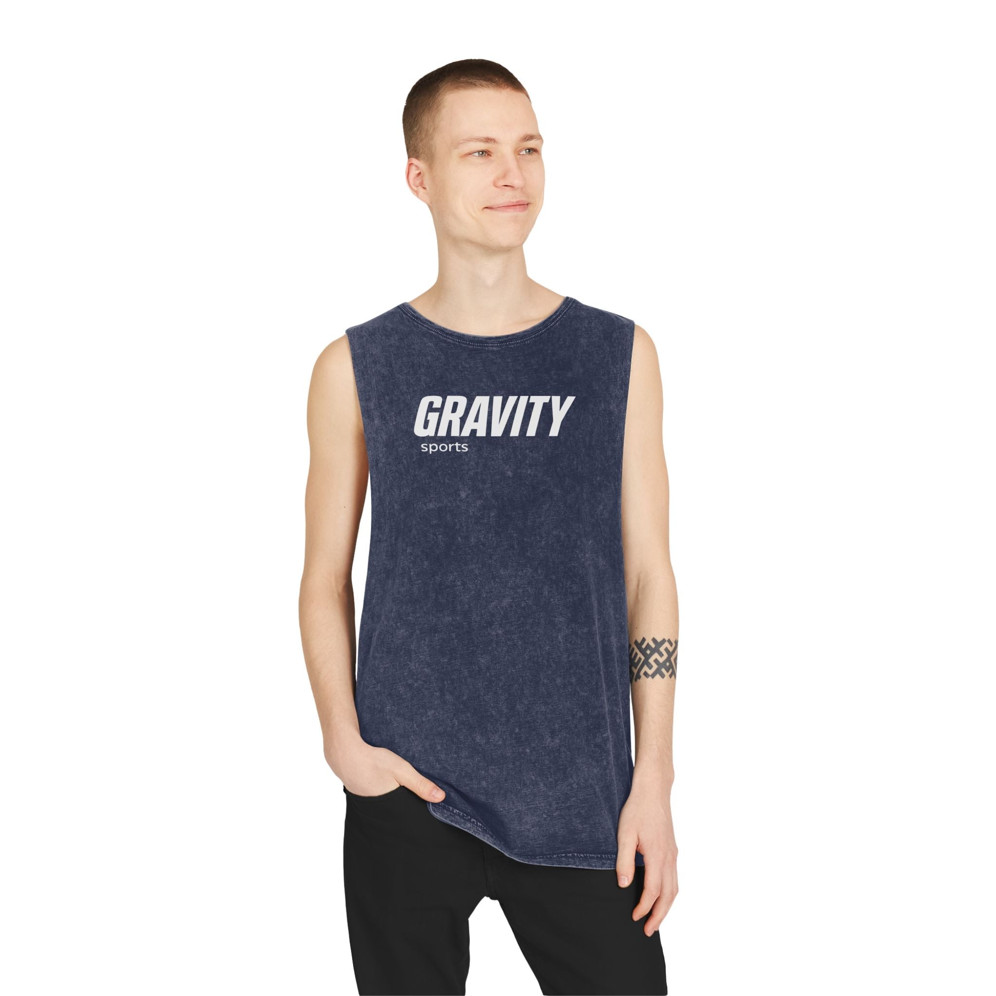 Proverbs 22:6 Stonewash Tank Top - Gravity Sports